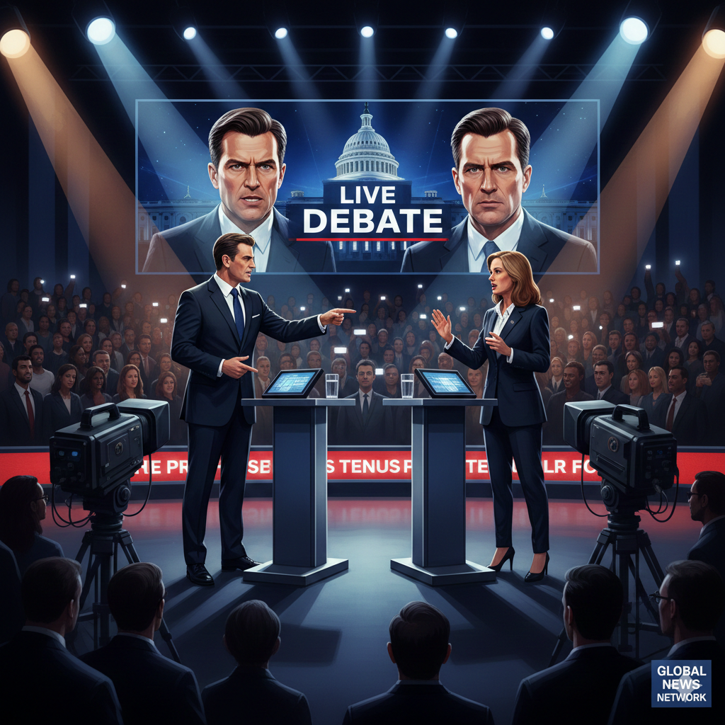 Ilustrasi debat politik