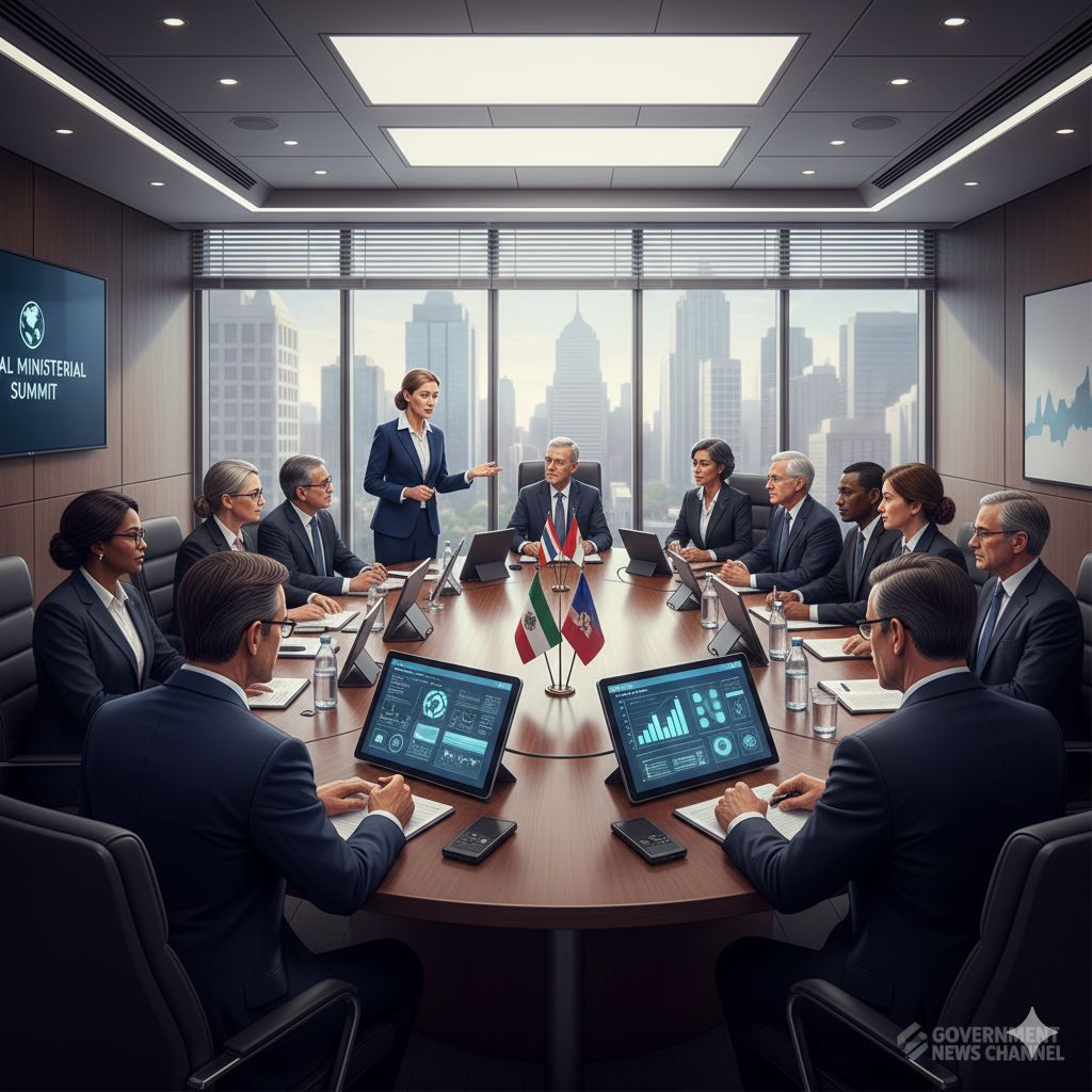 Gambar pertemuan menteri